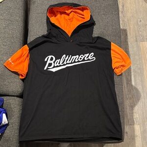 Baltimore Orioles Adley Rutschman Giveaway Day Hoodie T-Shirt. Medium Size.